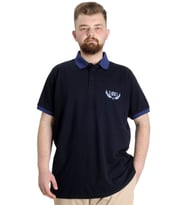 Mode XL Büyük Beden Erkek Polo T-shirt 1991 23341 Lacivert