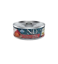 ND Natural Tuna Ve Somon Balıklı Yetişkin Kedi Konservesi 70gr