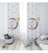 Çocuk Odası Dijital Baskılı 135x260cm Tek Kanat Fon Perde Model 00007