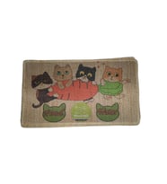 Nanbell Jüt Halı Kedi Tırmalama 70X43 cm Desenli No:10