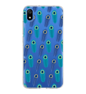 PrintiFy Xiaomi Redmi 7A ile Uyumlu 1mm Slim Fit Nazar Boncuğu 4 Baskılı Şeffaf  Kılıf