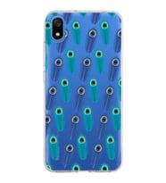 PrintiFy Xiaomi Redmi 7A ile Uyumlu 1mm Slim Fit Nazar Boncuğu 4 Baskılı Şeffaf  Kılıf