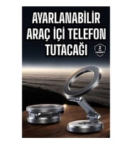 Mey İthalat® Araç İçi Telefon Tutacağı Manyetik Tasarım Ayarlanabilir