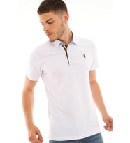 T8582 DEWBERRY ERKEK T-SHIRT-BEYAZ