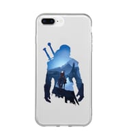 Iphone 7 PLUS - 8 PLUS Uyumlu The Witcher Tasarımlı Şeffaf Telefon Kılıfı