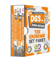 DGS’nin Kara Kutusu TEK Ekonomik Set Paket Konu Özetli Dijital Çözümlü Çıkmış So
