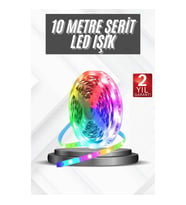 Mey İthalat® RGB Şerit Led 10 Metre Led Işık Kumanda ile Kontrol RGB