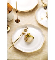 Kütahya Porselen Kütahya Porselen Bone Camila 4 Parça 20 Cm Pasta Tabağı