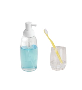 ZBOSP-C199	SIVI SABUNLUK VE DİŞ FIRÇALIK 2 Lİ BANYO SETİ BONCUKLU