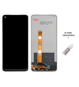Tkgz - Oppo Realme 6 Uyumlu Lcd Ekran Dokunmatik -A- Kalite + B-7000
