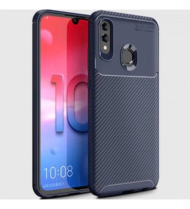 Huawei P smart 2019 Kılıf Esnek Soft Karbon Tasarım Legion Serisi (Lacivert)