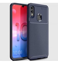 Huawei P smart 2019 Kılıf Esnek Soft Karbon Tasarım Legion Serisi (Lacivert)