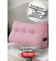 Yatak Başı Yastığı Sırt ve Bel Destek Yastığı 90 cm Yaslanma ve Dinlenme Yastığı