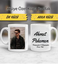 Fotoğraflı Yazılı Kupa Bardak