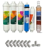Jammy Filter Marka Inline Kapalı Kasa 6'lı Lg Membranlı Filtre Seti