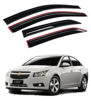 Chevrolet Cruze Uyumlu Mugen Cam Rüzgarlığı Seti Piano Black 4'lü İthal