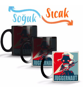 Dota 2 Juggernaut Chibi Sihirli Kupa Bardak Porselen