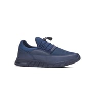 Günlük Kadın Erkek Sneaker Spor Ayakkabı Lastik Bağcıklı Fileli 05 (Lacivert)