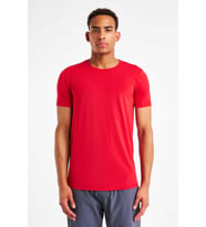 Erkek Kısa Kollu T-Shirt 25S-1220-25N (Kırmızı)