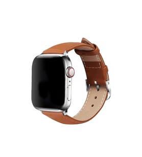 Newface Apple Watch 42mm NL26 Deri Kordon - Taba