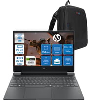 Hp Victus Gaming Intel® Core 5 210H Aı 96GB Ddr5 512GB SSD RTX5060/8GB 15.6"fhd  (1920 x 1080), 144 Hz, Ips, 300 Nits Freedos Gaming Bilgisayar C21SGEAF32+ZETTAÇANTA