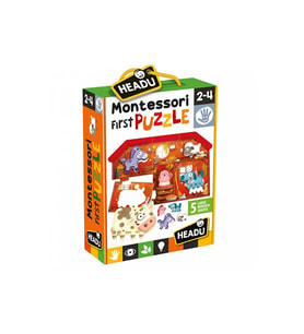 Headu Montessori First Puzzle The Farm (2-4 Yaş) It20140