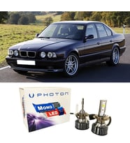 Bmw E34 Led Xenon Uzun Far Ampulü H1 Mono Yeni Seri Beyaz