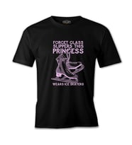 This Princess Wears Ice Skaters Siyah Erkek Tshirt