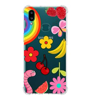 PrintiFy Samsung Galaxy A10s Uyumlu Water Color 5 Baskılı Şeffaf Köşe Korumalı Antişok Kılıf