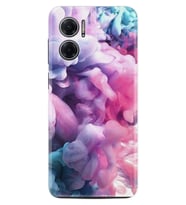 Xiaomi Redmi Note 11E Kılıf Resimli Desenli Baskılı Silikon Pink Cloud 1305