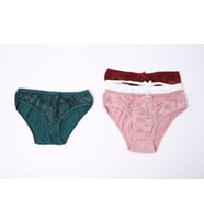 Dantelli Bikini 4 Lü Paket (Karışık)