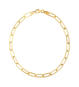AgaKulche Ataç 4 mm Altın Bileklik (Sarı)