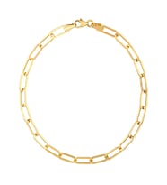 AgaKulche Ataç 4 mm Altın Bileklik (Sarı)