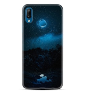 Huawei P20 Lite Mate 10 20 Lite Pro P40 Lite KılıfDesemli Silikon Gece 1633
