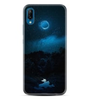 Huawei P20 Lite Mate 10 20 Lite Pro P40 Lite KılıfDesemli Silikon Gece 1633