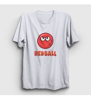 Presmono Unisex Beyaz Oyun Red Ball T-Shirt 361870tt