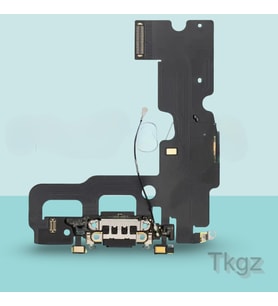 Apple İphone 7 Full Şarj Soketi Filmi FLEX (SİYAH)