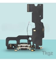 Apple İphone 7 Full Şarj Soketi Filmi FLEX (SİYAH)