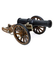 Nostaljik Savaş  Dekoratif Metal Top Arabası C1316