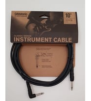 Planet Waves PWCGTRA10 Gitar Kablosu 10 Inch (Aksesuar - L Jak)  Sağ Açılı Konnektör, Oksijensiz Bakır İletken, Gürültü Korumalı Yapı