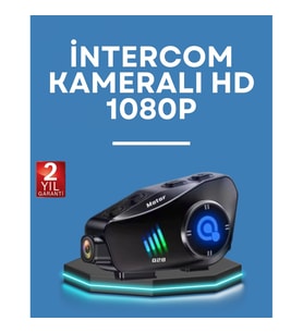 Mey İthalat® Q28 Kask Kulaklık 1080P HD Kamera – Bluetooth 5.3, Su Geçirmez, Gürültü Azaltma