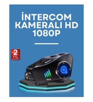 Mey İthalat® Q28 Kask Kulaklık 1080P HD Kamera – Bluetooth 5.3, Su Geçirmez, Gürültü Azaltma