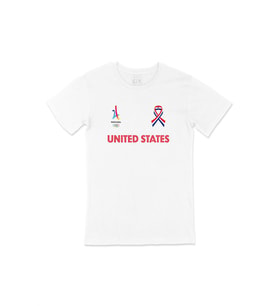 Paris 2024 Yaz Olimpiyatları Amerika Beyaz Tişört