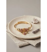 Mey İthalat® Pembe Arı Model Renk Charm Bileklik