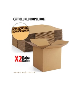 Çift Oluklu-koli Kutu Boş Karton 80x50x50 Cm Büyük Boy 5 Adet