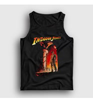 Presmono Unisex Siyah Temple Of Doom Film Indiana Jones Atlet 487863tt