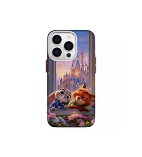 Iphone 13 Pro Uyumlu Aşık Tilki Tasarimli Lüks Silikon Kilif (Çok Renkli)