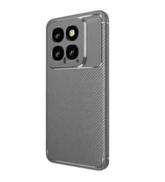 Xiaomi Mi 14T Kılıf Auto Focus Karbon Kapak - Gri