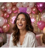 Taç Eva Bride To Be Mor Simli Taşlı Bekarlığa Veda Partisi Gelin Tacı Saç Aksesuarı