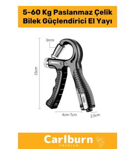 Özel Üretim Sayaçlı El Yayı Bilek Kası Güçlendirici Ayarlanabilir El Yayı 5-60 Kg Bilek Güçlendirici